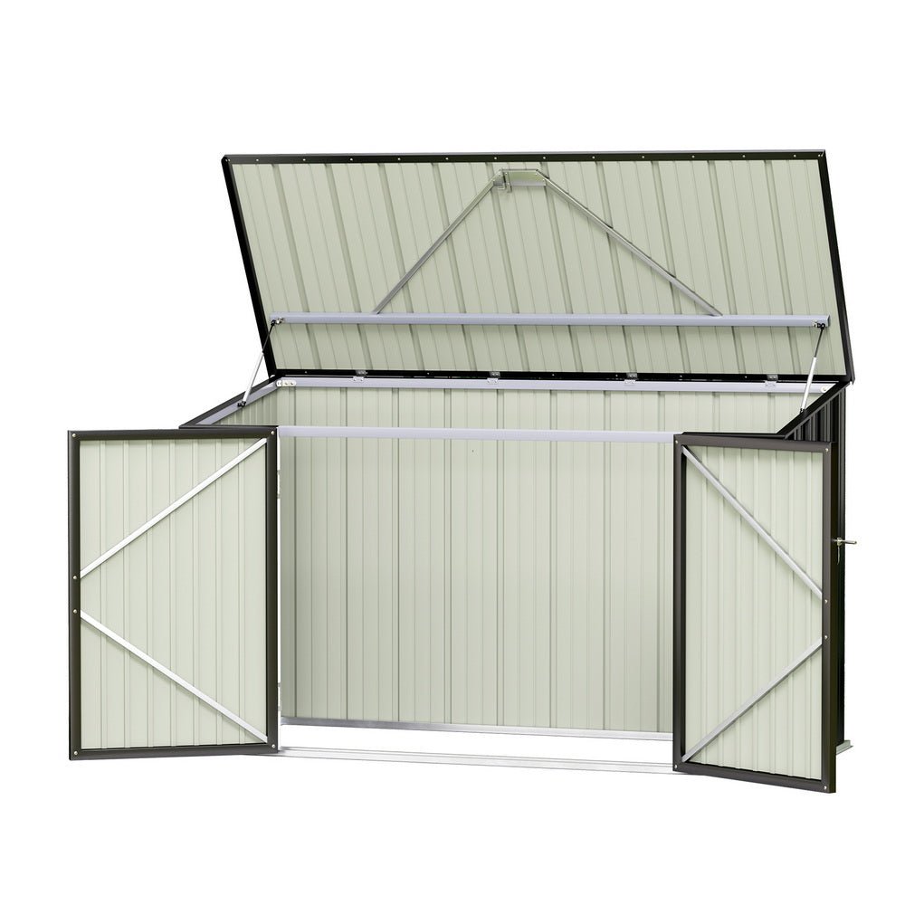 Garden Shed 2.22x0.91M Bike Sheds Outdoor Storage Tool Workshop House Shelter Double Door - Home & Garden > Storage > Sheds - Rivercity House & Home Co. (ABN 18 642 972 209) - Affordable Modern Furniture Australia