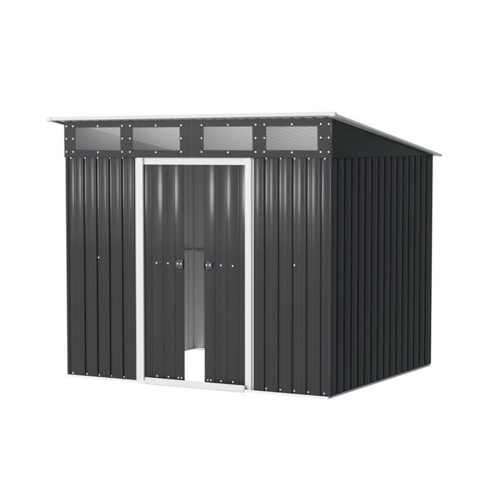 Garden Shed 2.38x1.99M Outdoor Storage Tool Workshop House Shelter - Home & Garden > Storage > Sheds - Rivercity House & Home Co. (ABN 18 642 972 209) - Affordable Modern Furniture Australia