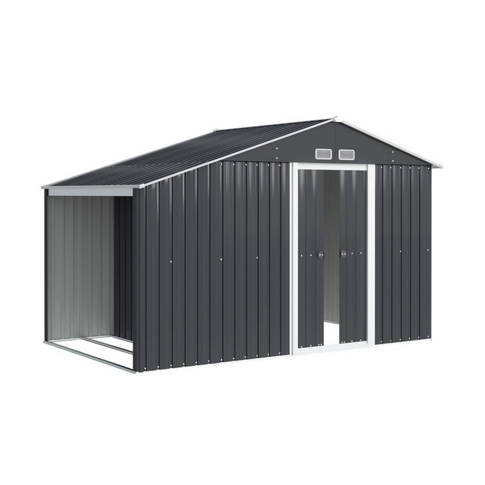 Garden Shed 3.22x1.96M Outdoor Storage Tool Workshop House Shelter - Home & Garden > Storage > Sheds - Rivercity House & Home Co. (ABN 18 642 972 209) - Affordable Modern Furniture Australia