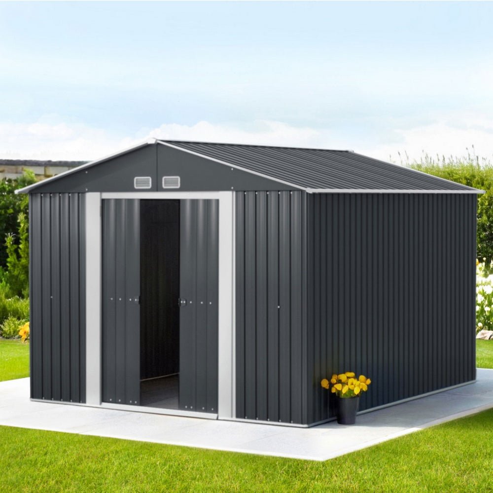 Garden Shed 3x3M Outdoor Storage Tool Workshop House Shelter - Home & Garden > Storage > Sheds - Rivercity House & Home Co. (ABN 18 642 972 209) - Affordable Modern Furniture Australia