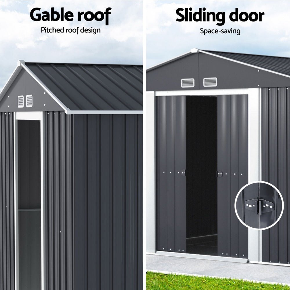 Garden Shed 3x3M Outdoor Storage Tool Workshop House Shelter - Home & Garden > Storage > Sheds - Rivercity House & Home Co. (ABN 18 642 972 209) - Affordable Modern Furniture Australia