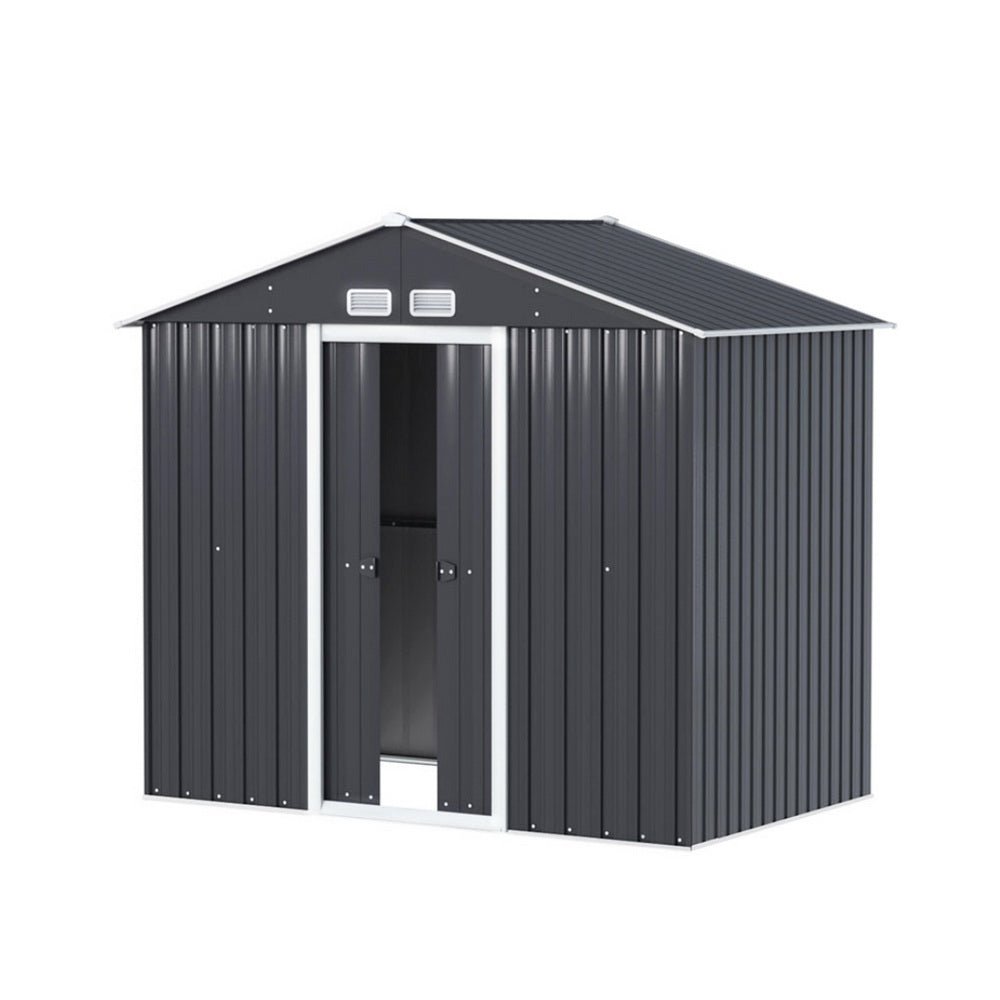 Garden Shed Outdoor Storage 2.15x1.3M Tool Workshop House Shelter Sliding Door - Home & Garden > Storage > Sheds - Rivercity House & Home Co. (ABN 18 642 972 209) - Affordable Modern Furniture Australia