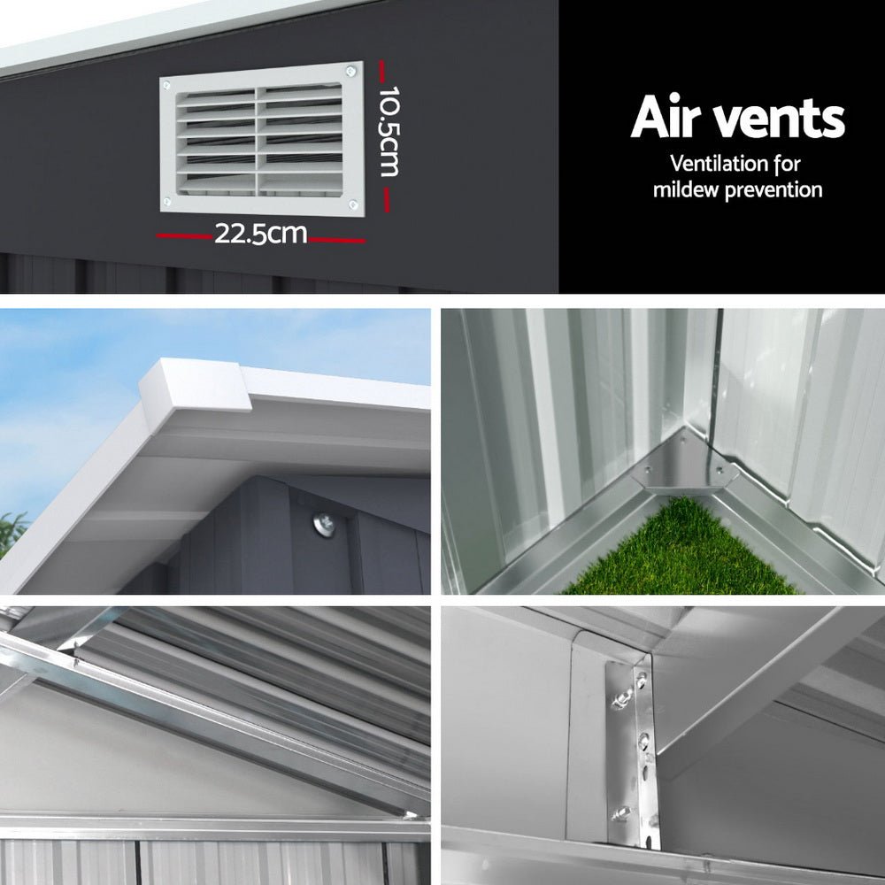 Garden Shed Sheds Outdoor Storage 2.06x2.03M Tool Workshop House Shelter - Home & Garden > Storage > Sheds - Rivercity House & Home Co. (ABN 18 642 972 209) - Affordable Modern Furniture Australia