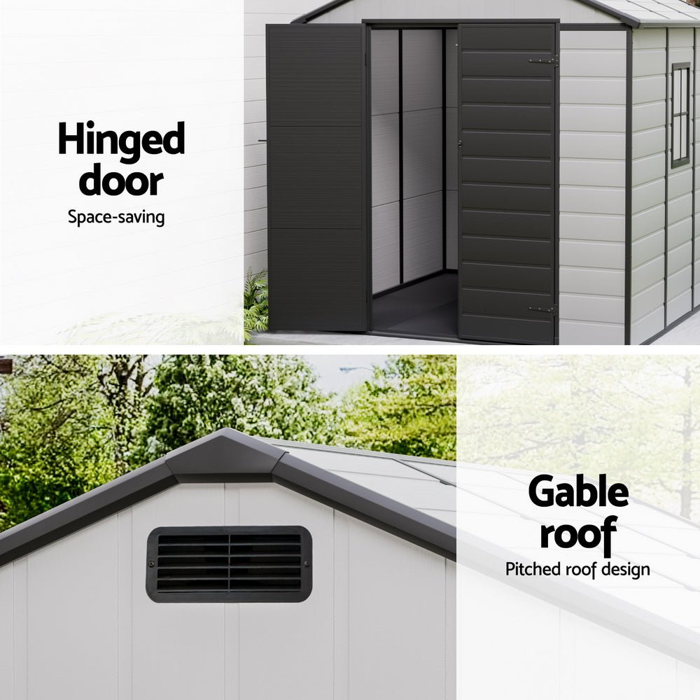 Garden Shed Sheds Outdoor Storage 2.15x2.14M Tool Workshop House Shelter - Home & Garden > Storage > Sheds - Rivercity House & Home Co. (ABN 18 642 972 209) - Affordable Modern Furniture Australia