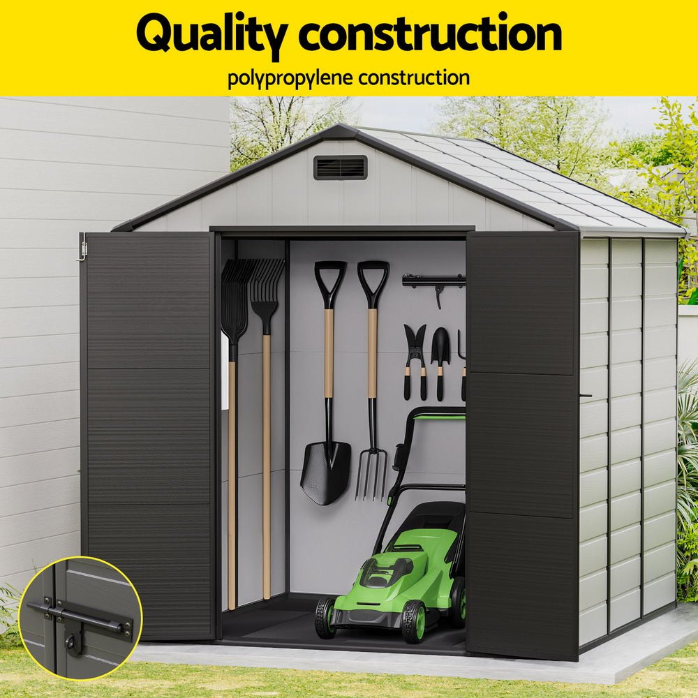 Garden Shed Sheds Outdoor Storage 2.15x2.14M Tool Workshop House Shelter - Home & Garden > Storage > Sheds - Rivercity House & Home Co. (ABN 18 642 972 209) - Affordable Modern Furniture Australia