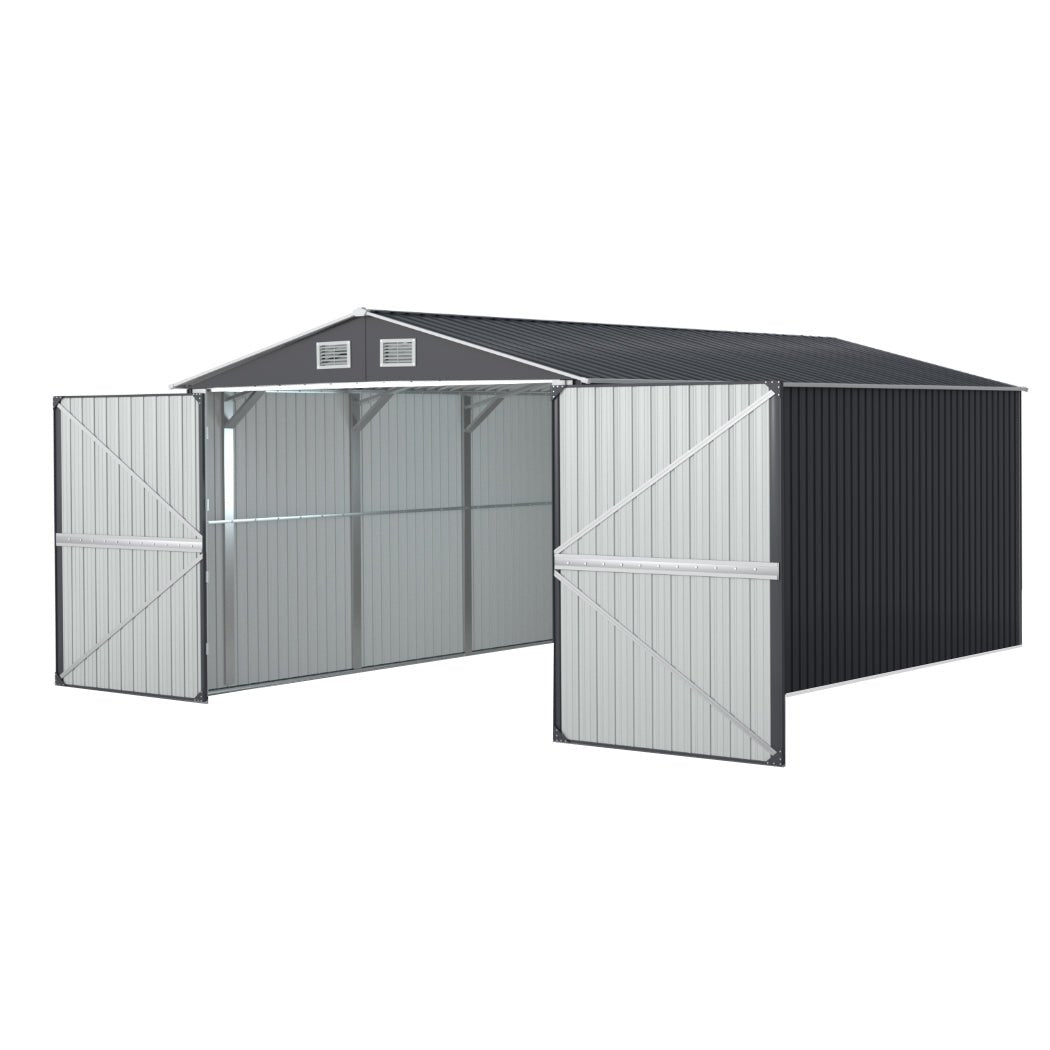 Garden Shed Sheds Outdoor Storage 3x5.38M Tool Workshop House Shelter - Home & Garden > Storage > Sheds - Rivercity House & Home Co. (ABN 18 642 972 209) - Affordable Modern Furniture Australia