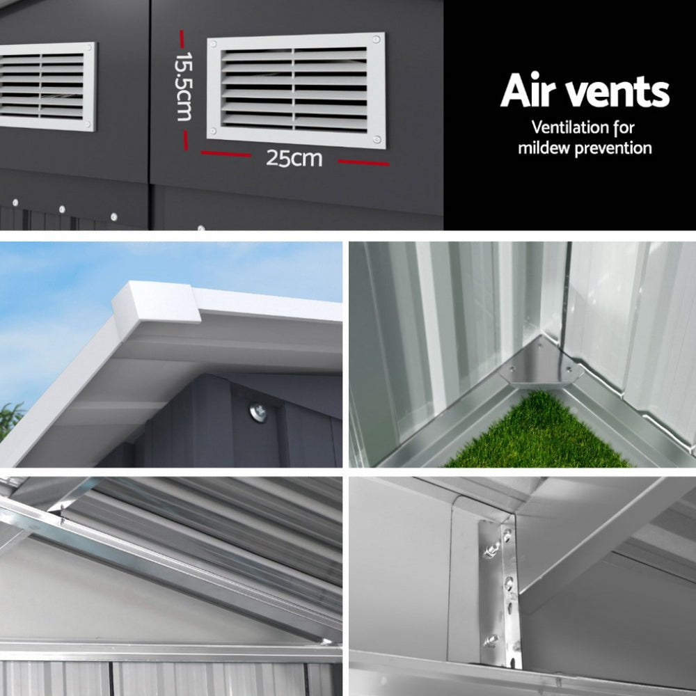 Garden Shed Sheds Outdoor Storage 3x5.38M Tool Workshop House Shelter - Home & Garden > Storage > Sheds - Rivercity House & Home Co. (ABN 18 642 972 209) - Affordable Modern Furniture Australia