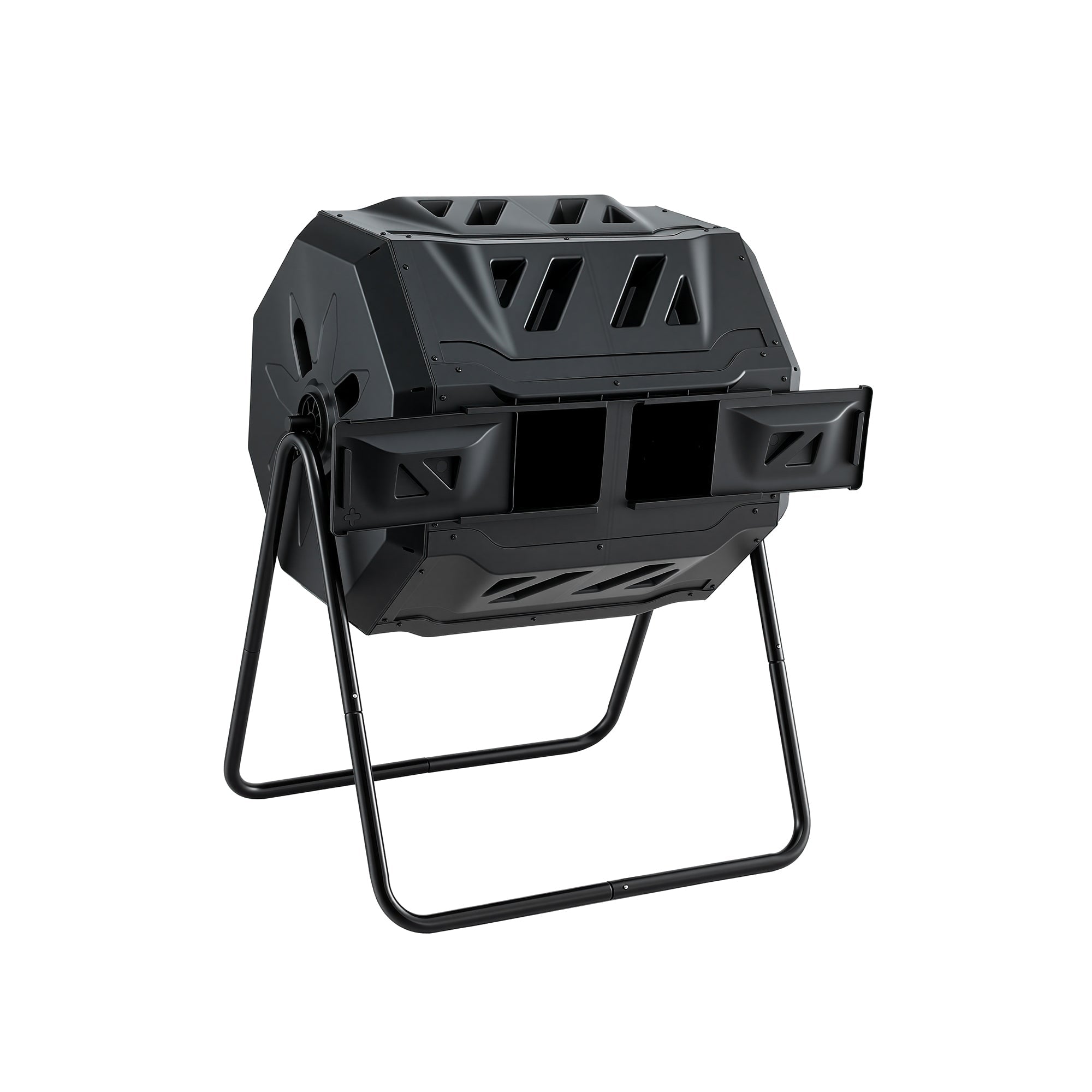 Gardeon Compost Bin Dual - Chamber 160L Composter Tumbler Rotating Garden Recycle Food Waste - Home & Garden > Garden Tools > Gardening Accessories - Rivercity House & Home Co. (ABN 18 642 972 209) - Affordable Modern Furniture Australia
