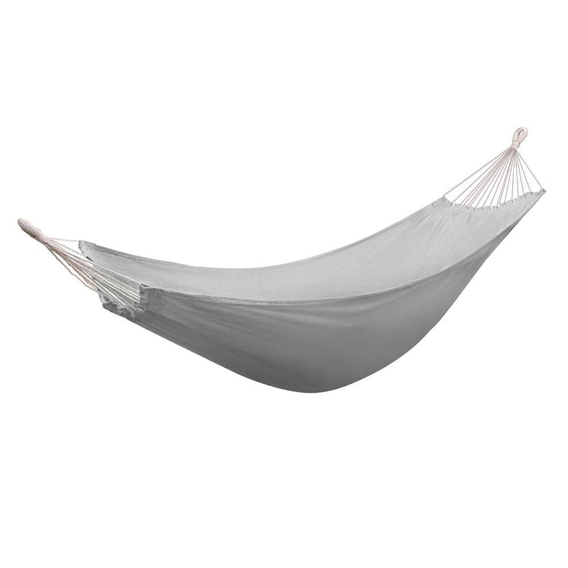 Gardeon Hammock Bed w/ Travel Bag Outdoor Lounge Chair Grey - Home & Garden > Hammocks > Hammocks & Accessories - Rivercity House & Home Co. (ABN 18 642 972 209) - Affordable Modern Furniture Australia