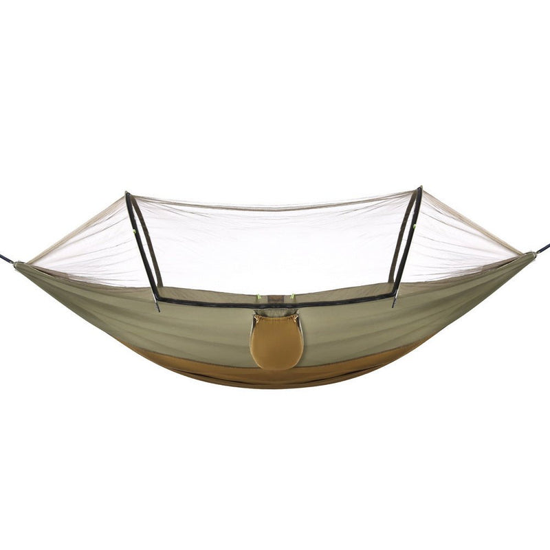 Gardeon Hammock Chair Metal Stand Outdoor Furniture Black - Home & Garden > Hammocks - Rivercity House & Home Co. (ABN 18 642 972 209) - Affordable Modern Furniture Australia