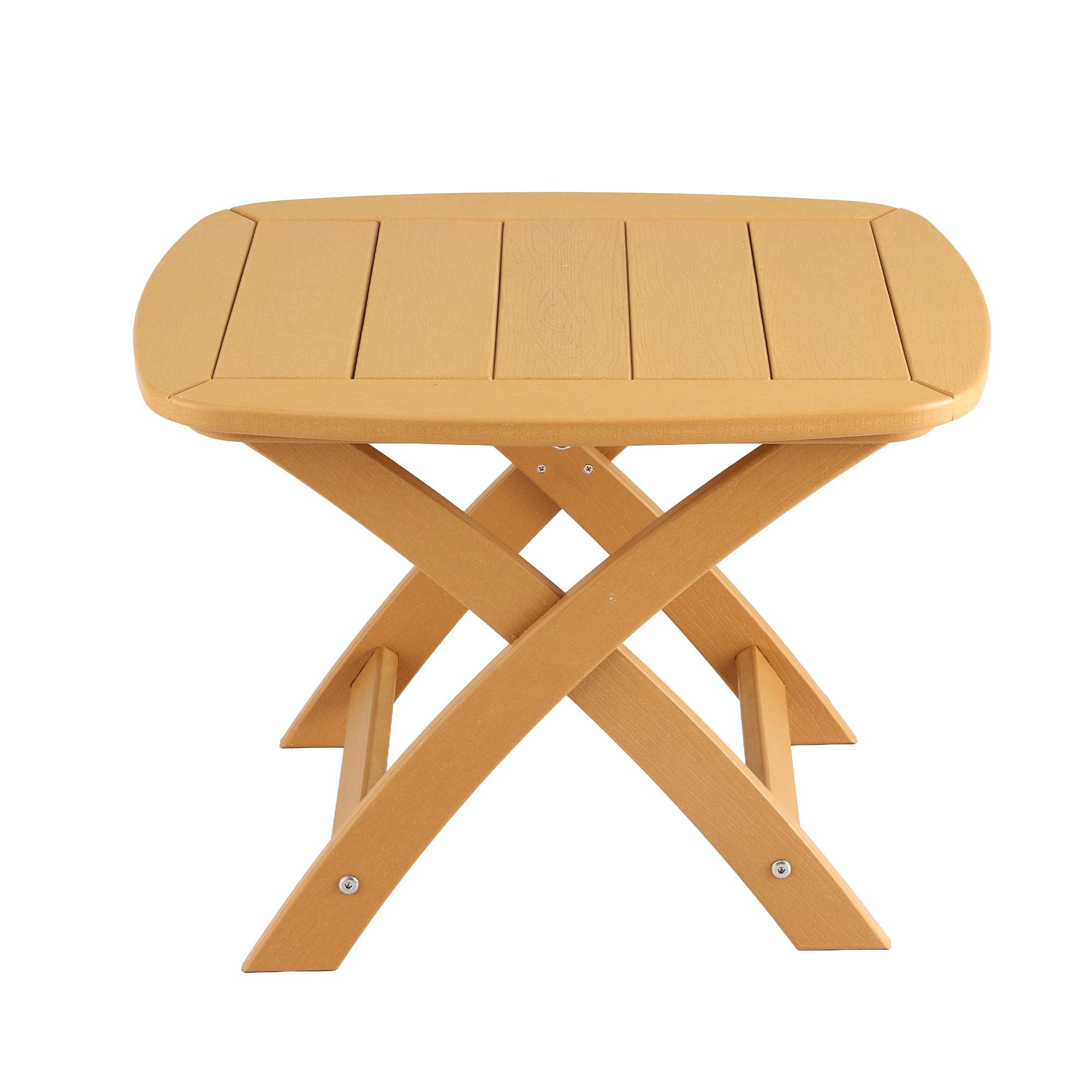 Gardeon Outdoor Side Table HDPE 53x46x39cm - Natural - Furniture > Living Room > Side Tables - Rivercity House & Home Co. (ABN 18 642 972 209) - Affordable Modern Furniture Australia