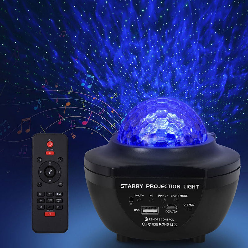 Gardeon Projector Party Night Light LED Galaxy Starry Sky Ocean Star Lamp Music - Occasions > Party Lights - Rivercity House & Home Co. (ABN 18 642 972 209) - Affordable Modern Furniture Australia