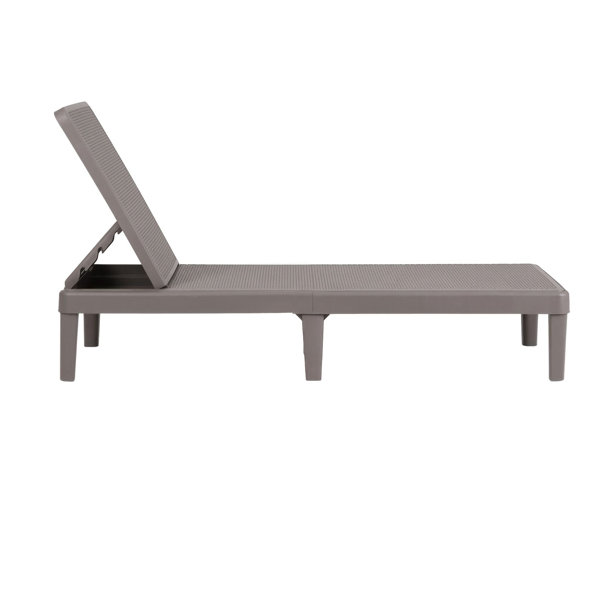 Gardeon Sun Lounge Adjustable Outdoor Lounger 190x56.5x83cm - Brown - Furniture > Outdoor > Outdoor Chairs - Rivercity House & Home Co. (ABN 18 642 972 209) - Affordable Modern Furniture Australia