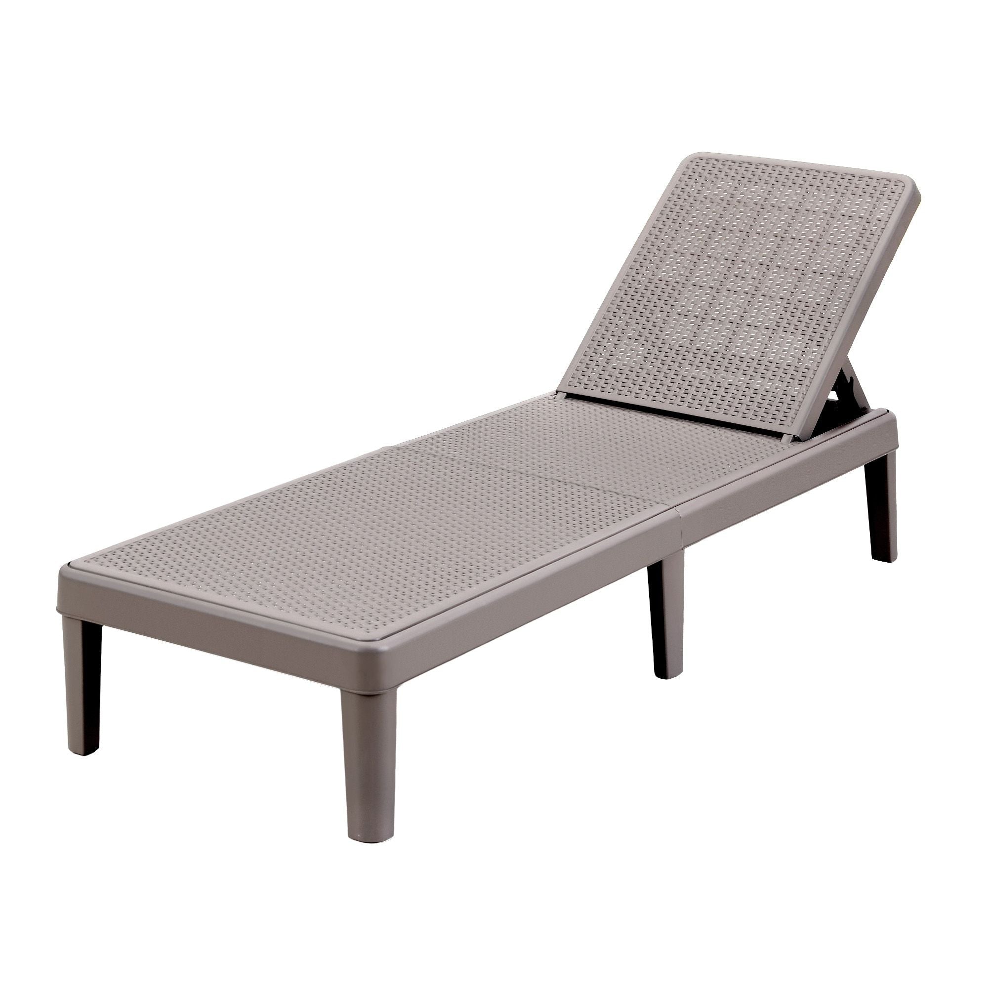 Gardeon Sun Lounge Adjustable Outdoor Lounger 190x56.5x83cm - Brown - Furniture > Outdoor > Outdoor Chairs - Rivercity House & Home Co. (ABN 18 642 972 209) - Affordable Modern Furniture Australia