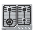 60cm Gas Cooktop 4 Burners with Electronic Ignition and Flame Failure Device - Stainless Steel