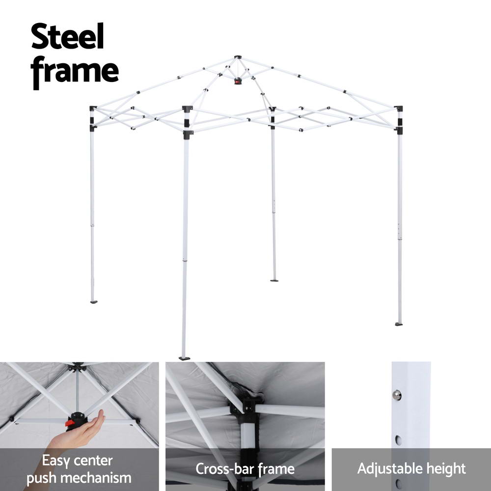 Gazebo 2x2m Outdoor Patio Garden Marquee Shade Blue - Home & Garden > Shading > Canopies & Gazebos - Rivercity House & Home Co. (ABN 18 642 972 209) - Affordable Modern Furniture Australia