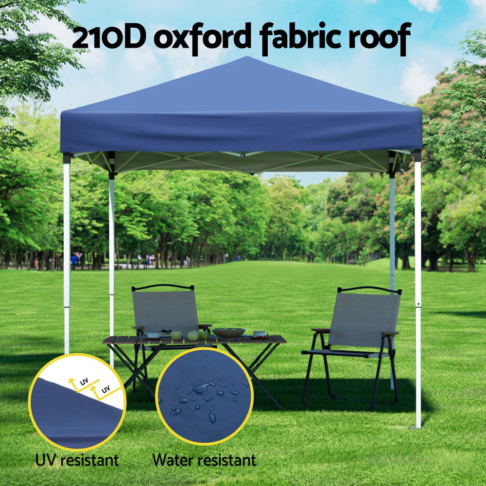 Gazebo 2x2m Outdoor Patio Garden Marquee Shade Blue - Home & Garden > Shading > Canopies & Gazebos - Rivercity House & Home Co. (ABN 18 642 972 209) - Affordable Modern Furniture Australia