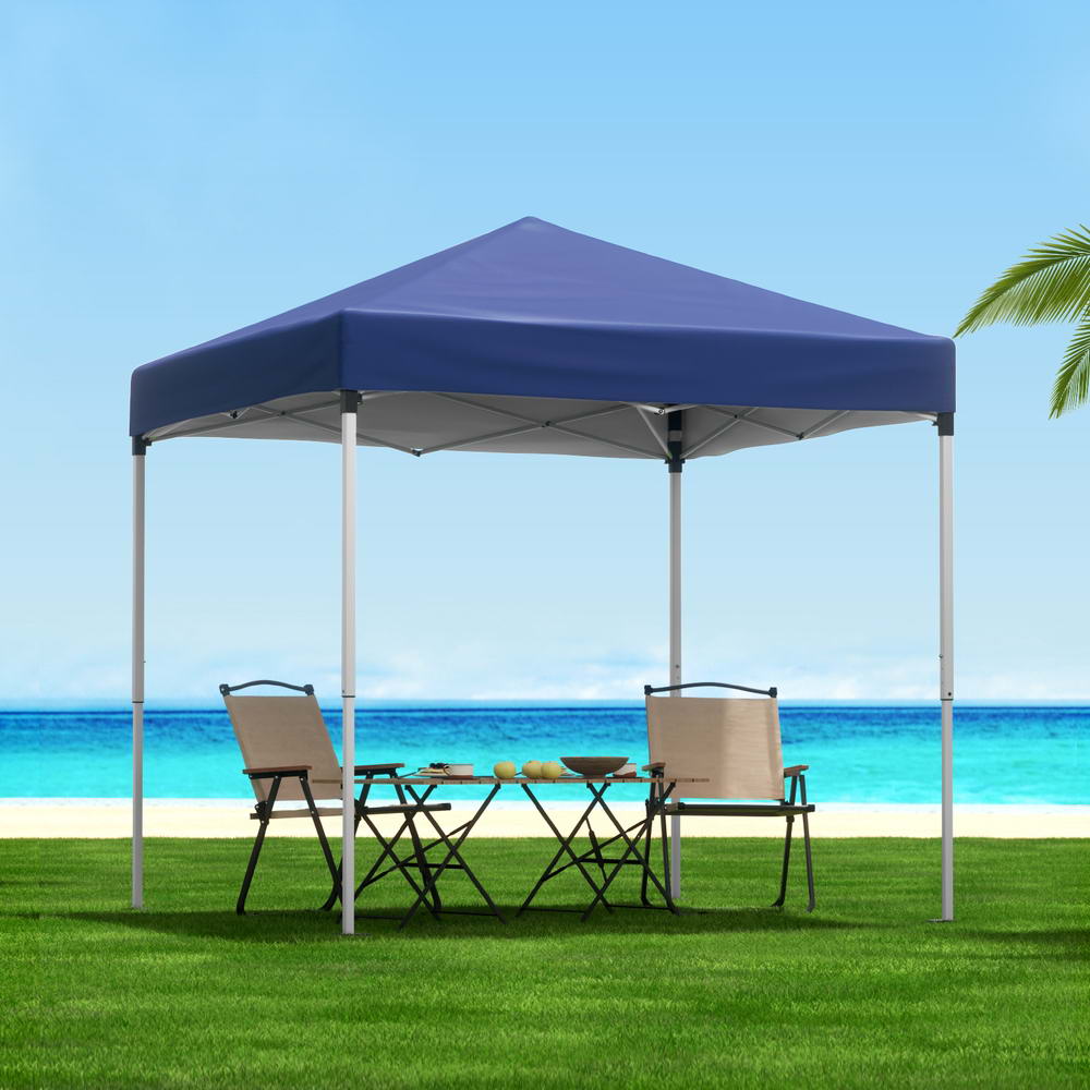 Gazebo 2x2m Outdoor Patio Garden Marquee Shade Blue - Home & Garden > Shading > Canopies & Gazebos - Rivercity House & Home Co. (ABN 18 642 972 209) - Affordable Modern Furniture Australia