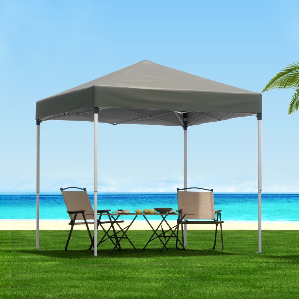 Gazebo 2x2m Outdoor Patio Garden Marquee Shade Grey - Home & Garden > Shading > Canopies & Gazebos - Rivercity House & Home Co. (ABN 18 642 972 209) - Affordable Modern Furniture Australia
