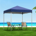InstaHut 2x2m Outdoor Patio Gazebo with Base Pods - Blue