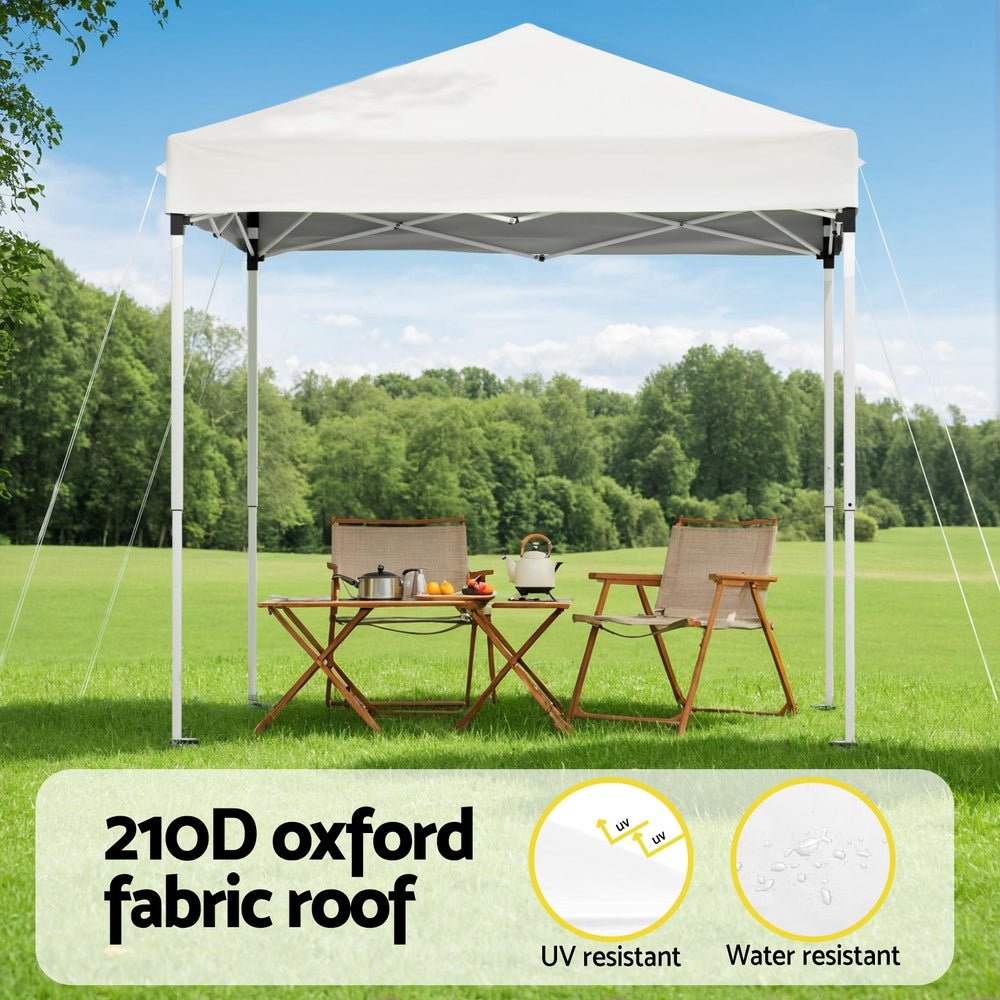 Gazebo 2x2m Outdoor Patio Garden Marquee Shade White - Home & Garden > Shading > Canopies & Gazebos - Rivercity House & Home Co. (ABN 18 642 972 209) - Affordable Modern Furniture Australia