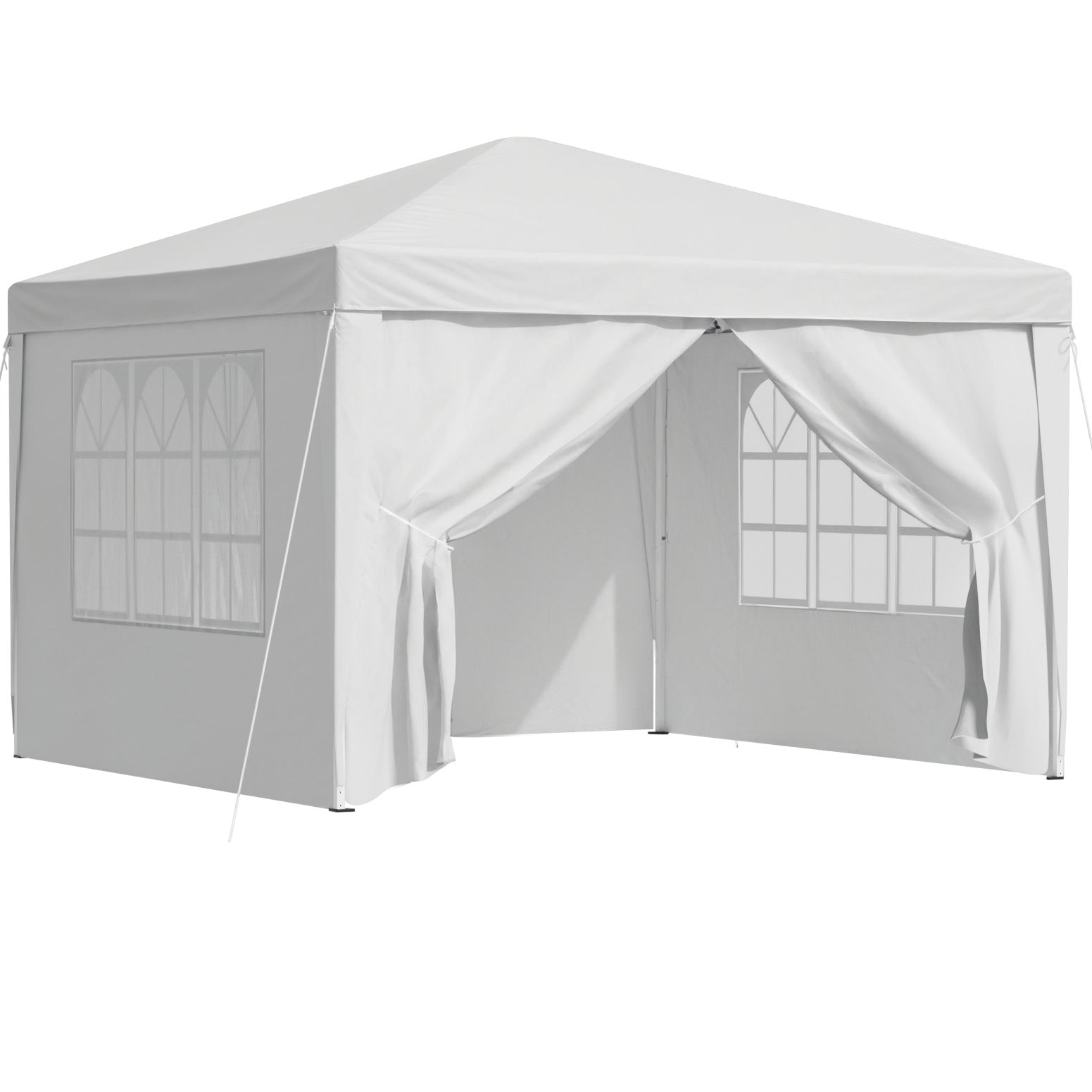 Gazebo 3x3 Pop Up Marquee Folding Tent Wedding Gazebos Camping Outdoor Canopy White - Home & Garden > Shading > Canopies & Gazebos - Rivercity House & Home Co. (ABN 18 642 972 209) - Affordable Modern Furniture Australia