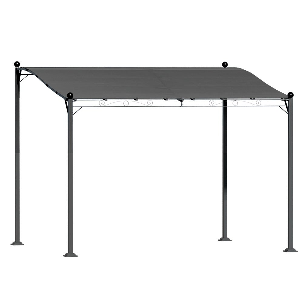 Gazebo Marquee 3m Outdoor Event Wedding Tent Camping Party Shade Iron Art Canopy Grey - Home & Garden > Shading > Canopies & Gazebos - Rivercity House & Home Co. (ABN 18 642 972 209) - Affordable Modern Furniture Australia