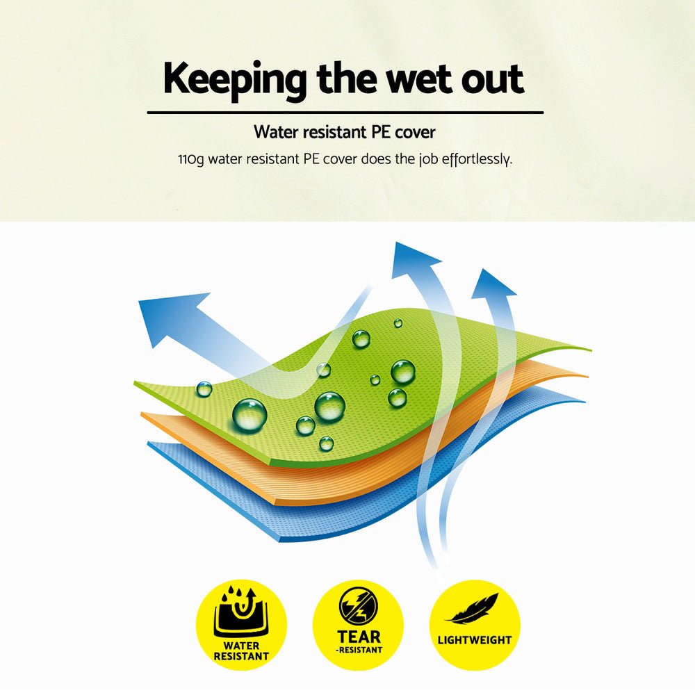 Gazebo Marquee 4x3m Outdoor Event Wedding Tent Camping Party Shade Iron Art Canopy Beige - Home & Garden > Shading > Canopies & Gazebos - Rivercity House & Home Co. (ABN 18 642 972 209) - Affordable Modern Furniture Australia