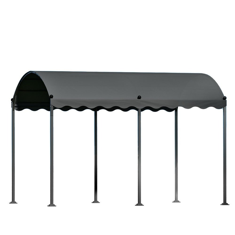 Gazebo Marquee 4x3m Outdoor Event Wedding Tent Camping Party Shade Iron Art Canopy Grey - Home & Garden > Shading > Canopies & Gazebos - Rivercity House & Home Co. (ABN 18 642 972 209) - Affordable Modern Furniture Australia