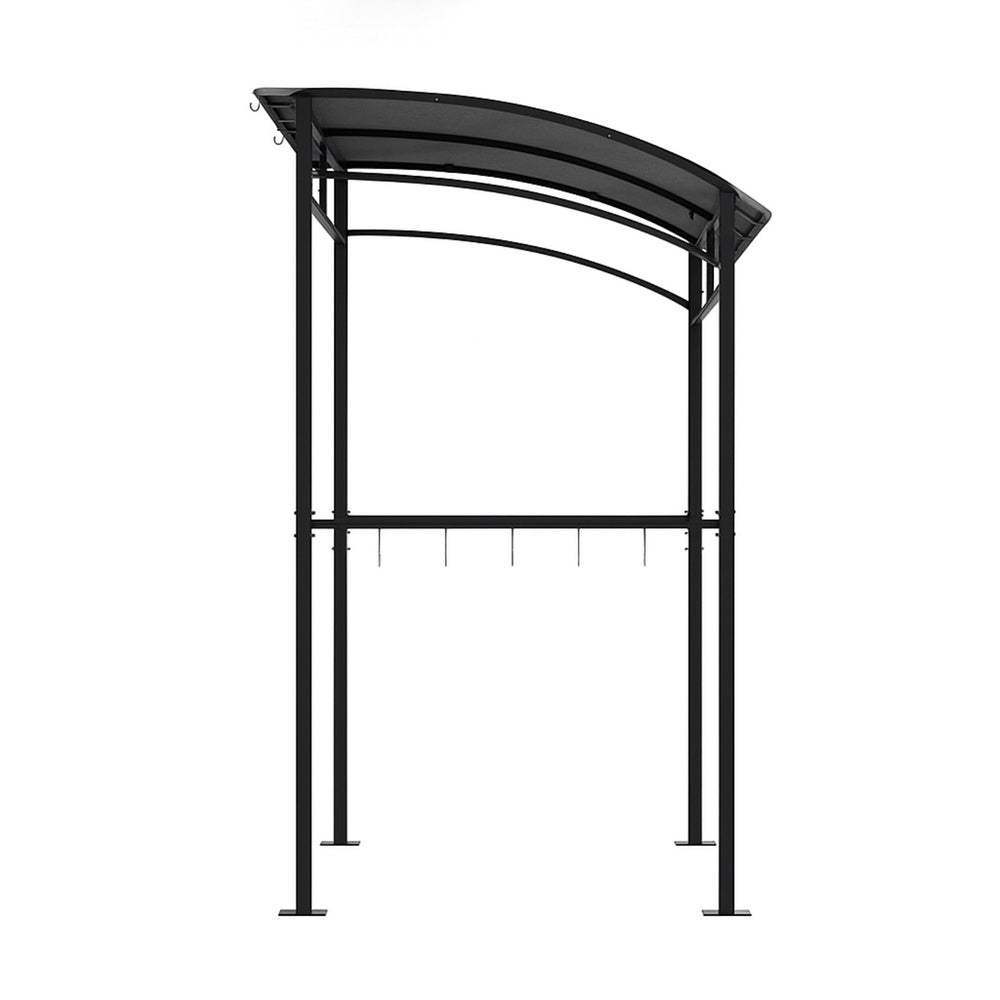 Gazebo Outdoor BBQ Grill Patio Garden Marquee Shade Shelter Shelf Hooks Grey - Home & Garden > Shading > Canopies & Gazebos - Rivercity House & Home Co. (ABN 18 642 972 209) - Affordable Modern Furniture Australia