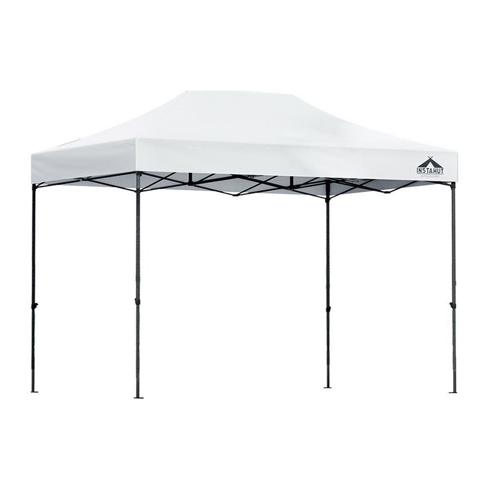 Gazebo Pop Up 3x4.5m w/Base Podx4 Marquee Folding Outdoor Wedding Camping Tent Shade Canopy White - Home & Garden > Shading > Canopies & Gazebos - Rivercity House & Home Co. (ABN 18 642 972 209) - Affordable Modern Furniture Australia