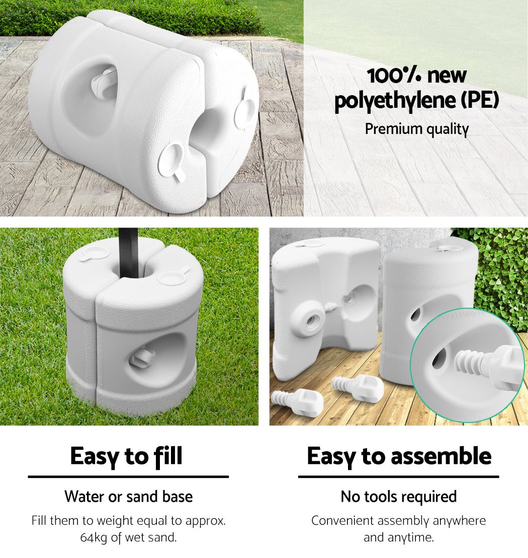 Gazebo Pop Up Marquee 3x6 Folding Outdoor 500D Tent Base Pod Black - Home & Garden > Shading > Canopies & Gazebos - Rivercity House & Home Co. (ABN 18 642 972 209) - Affordable Modern Furniture Australia