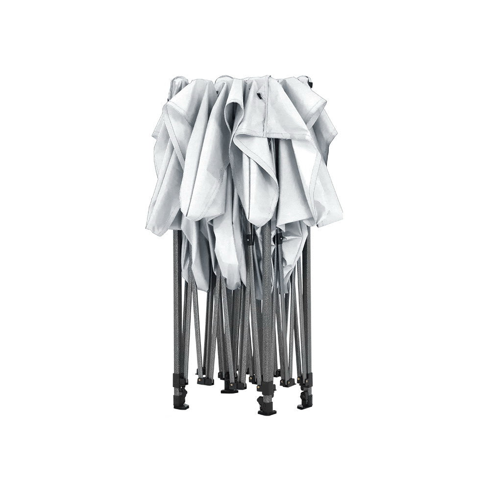 Gazebo Pop Up Marquee 3x6 Folding Tent Gazebos 500D Oxford Fabric White - Home & Garden > Shading > Canopies & Gazebos - Rivercity House & Home Co. (ABN 18 642 972 209) - Affordable Modern Furniture Australia