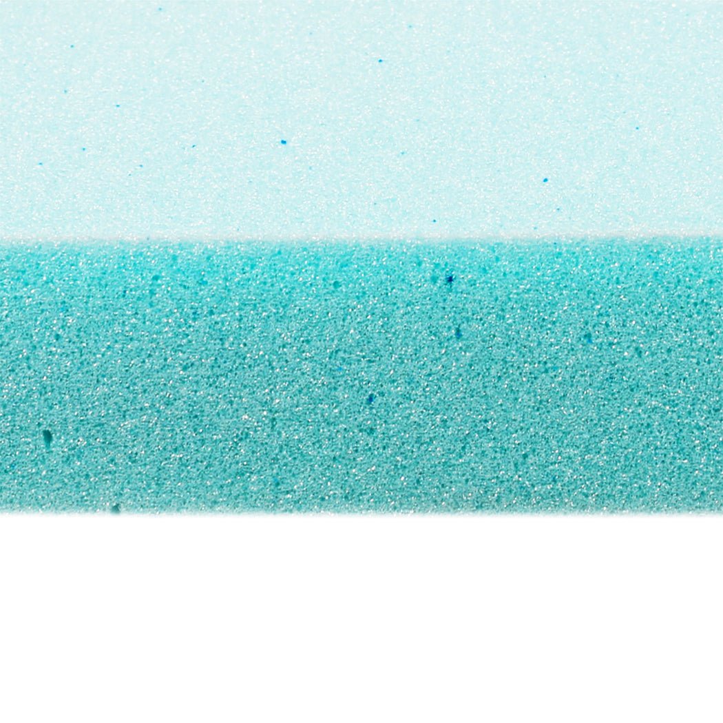 Gel Memory Foam Mattress Topper 8cm Double Size with Cooling Cover - White & Blue - Rivercity House & Home Co. (ABN 18 642 972 209) - Affordable Modern Furniture Australia