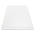 Gel Memory Foam Mattress Topper Double 8CM Cool Support - White