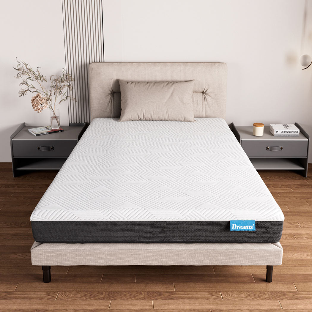 Gel Memory Foam Single Mattress with Breathable Cooling Layer - Blue - Rivercity House & Home Co. (ABN 18 642 972 209) - Affordable Modern Furniture Australia