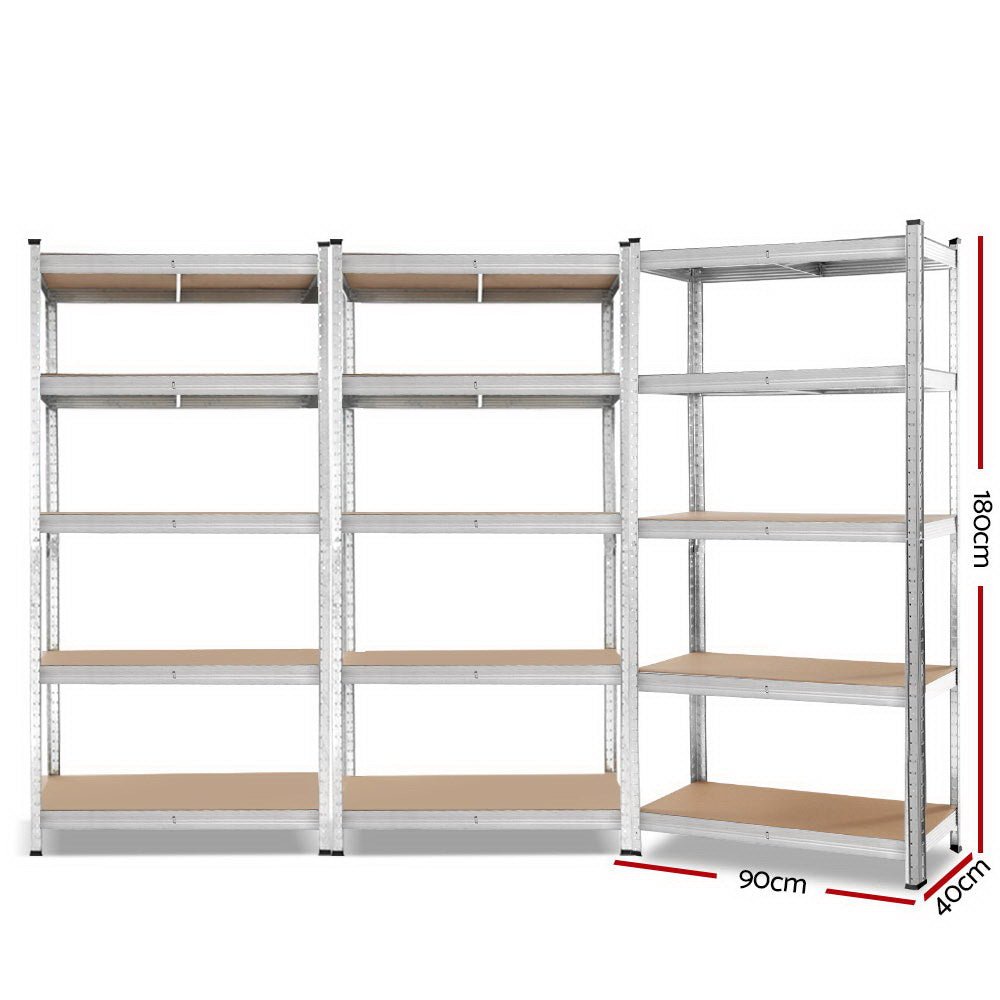 Giants 3x1.8M Warehouse Shelving Rack Racking Garage Metal Storage Shelves - Tools > Tools Storage > Wall Storage Racks - Rivercity House & Home Co. (ABN 18 642 972 209) - Affordable Modern Furniture Australia