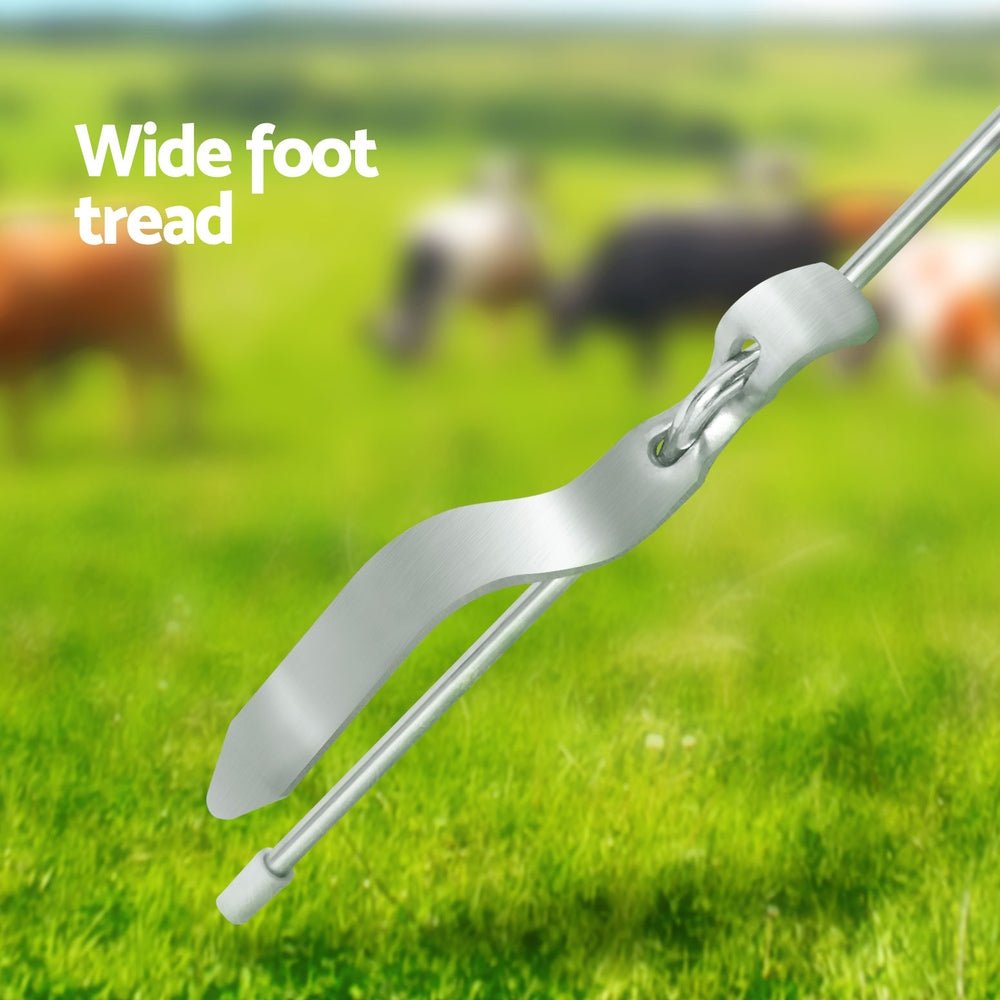 Giantz 20x Electric Fence Pigtail Posts Steel Tape Fencing - Home & Garden > Home & Garden Others - Rivercity House & Home Co. (ABN 18 642 972 209) - Affordable Modern Furniture Australia