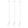 20x Electric Fence Pigtail Posts Steel Tape Fencing