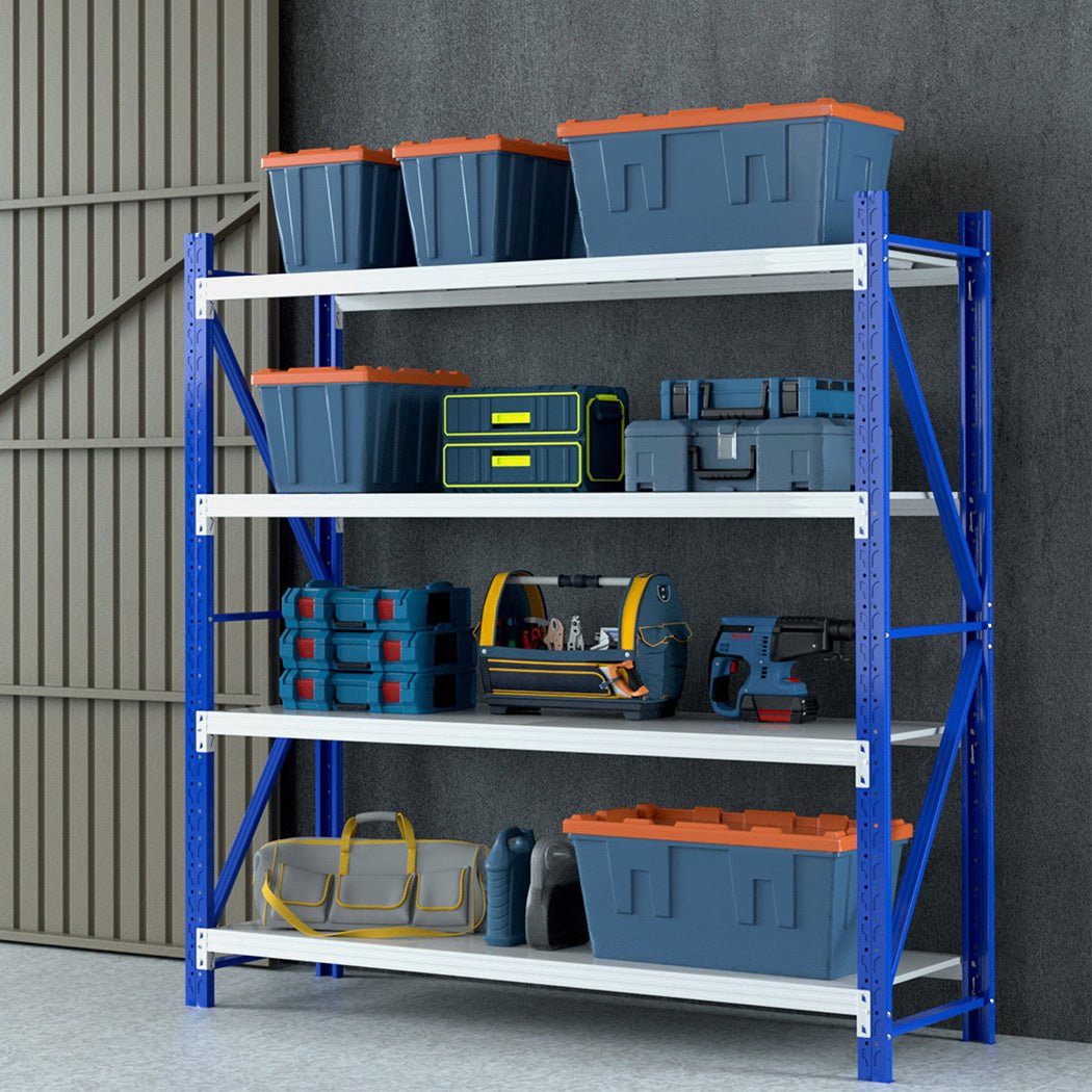Giantz 2Mx2M Warehouse Shelving Garage Rack - Home & Garden > Storage - Rivercity House & Home Co. (ABN 18 642 972 209) - Affordable Modern Furniture Australia