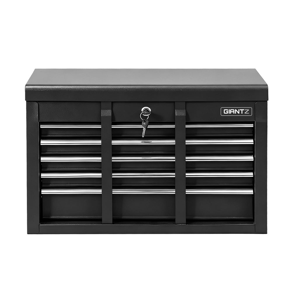 GIANTZ 5 Drawer Tool Chest Box Cabinet Lockable Garage Storage Organiser Black - Tools > Tools Storage > Tool Boxes - Rivercity House & Home Co. (ABN 18 642 972 209) - Affordable Modern Furniture Australia