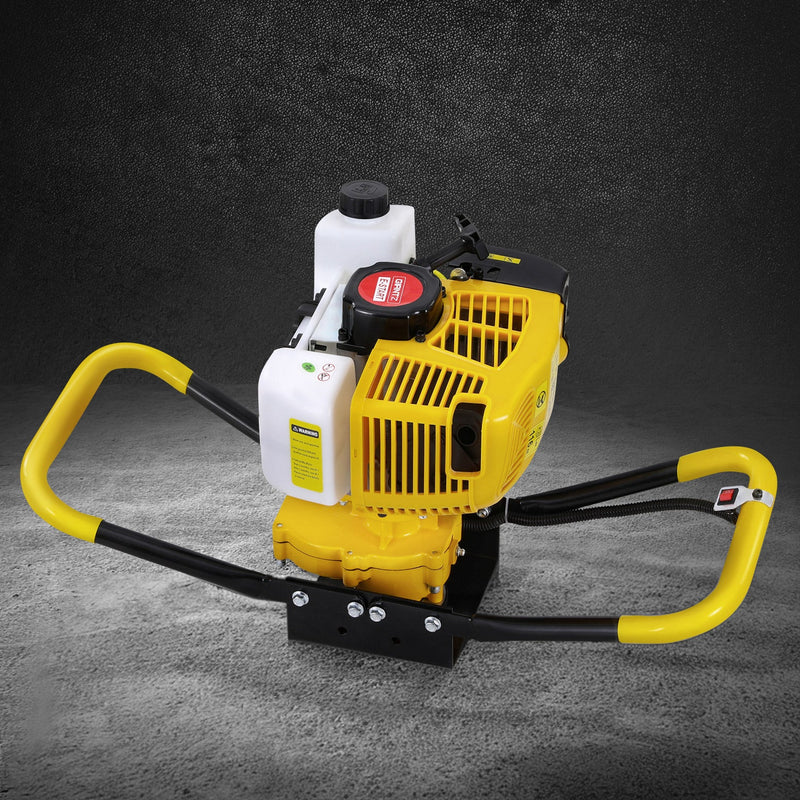 Giantz 74CC Post Hole Digger Motor Only Petrol Engine Yellow - Tools > Power Tools - Rivercity House & Home Co. (ABN 18 642 972 209) - Affordable Modern Furniture Australia