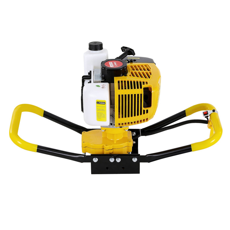 Giantz 74CC Post Hole Digger Motor Only Petrol Engine Yellow - Tools > Power Tools - Rivercity House & Home Co. (ABN 18 642 972 209) - Affordable Modern Furniture Australia