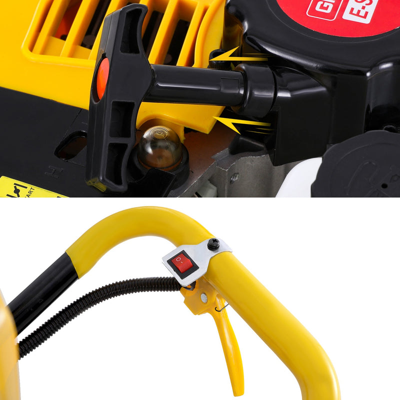 Giantz 74CC Post Hole Digger Motor Only Petrol Engine Yellow - Tools > Power Tools - Rivercity House & Home Co. (ABN 18 642 972 209) - Affordable Modern Furniture Australia