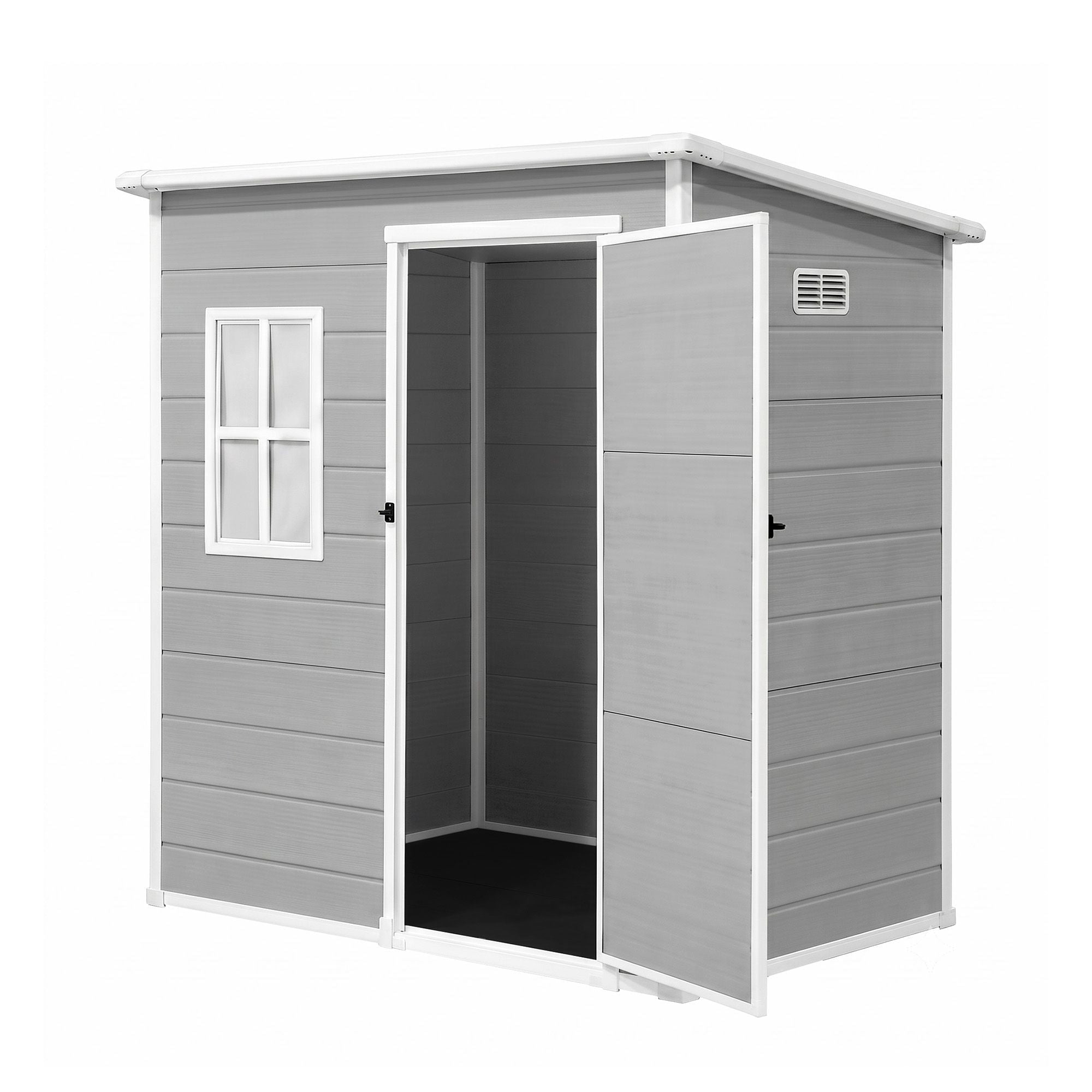 Giantz Garden Shed Outdoor Storage Box 1.87x1.28M Resin Tool Shed Backyard Grey - Home & Garden > Storage > Sheds - Rivercity House & Home Co. (ABN 18 642 972 209) - Affordable Modern Furniture Australia