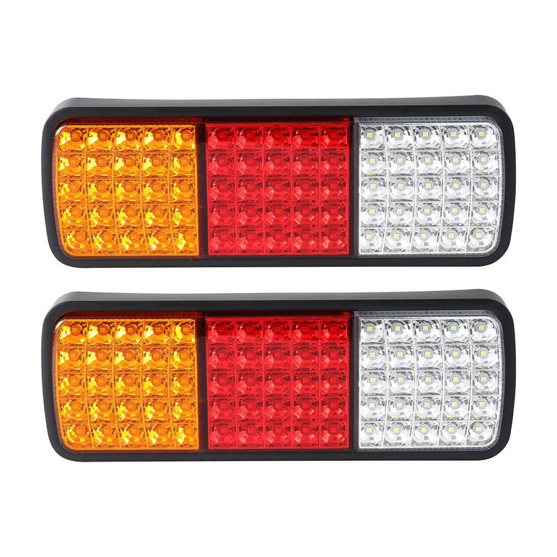 Giantz Pair 75 LED Tail Lights Stop Reverse Indicator 12V Ute Trailer Caravan Truck Boat - Auto Accessories > Lights - Rivercity House & Home Co. (ABN 18 642 972 209) - Affordable Modern Furniture Australia