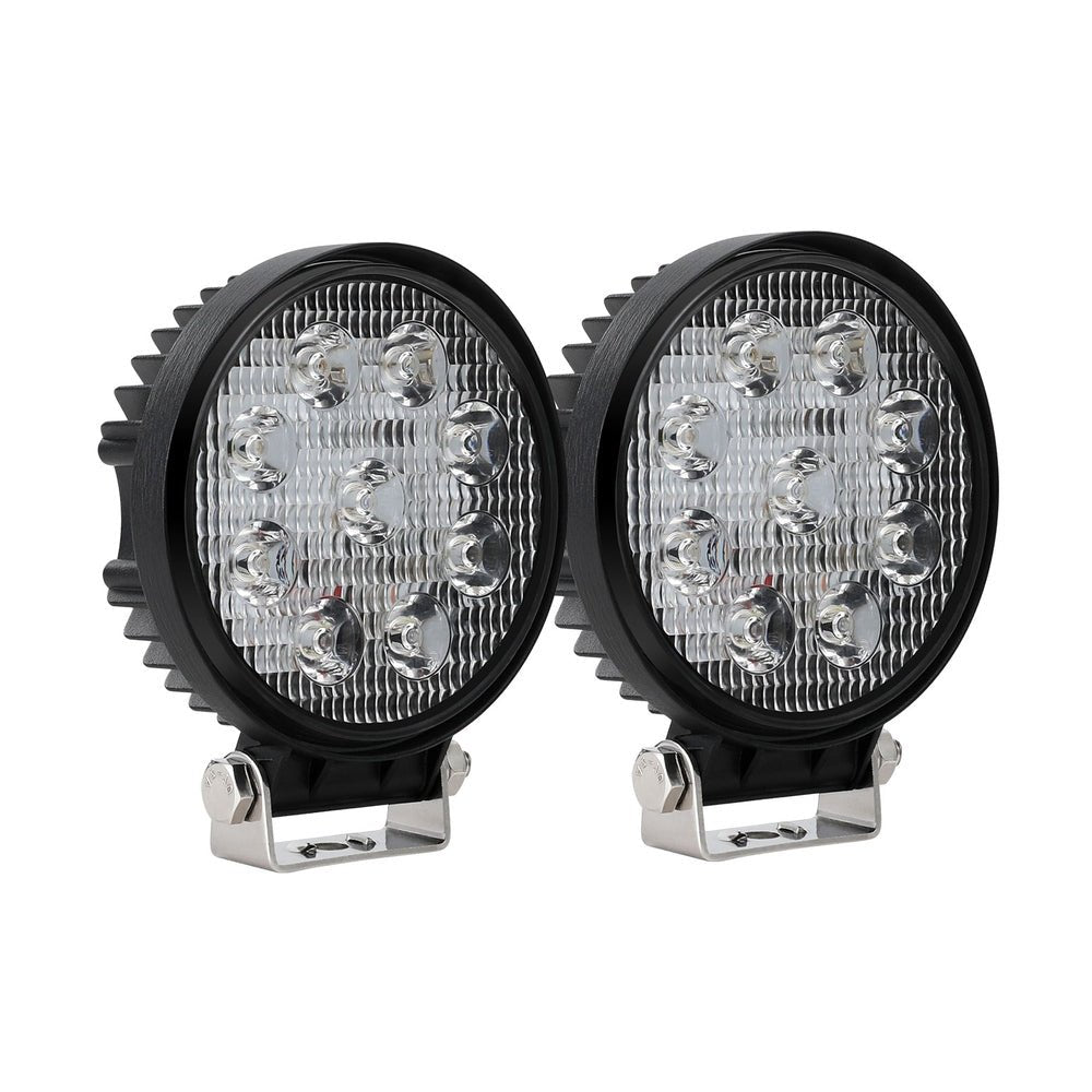 Giantz Pair LED Driving Lights 4.5 Inch Flood Spot Lights Car Truck SUV 12V 24V - Auto Accessories > Lights - Rivercity House & Home Co. (ABN 18 642 972 209) - Affordable Modern Furniture Australia