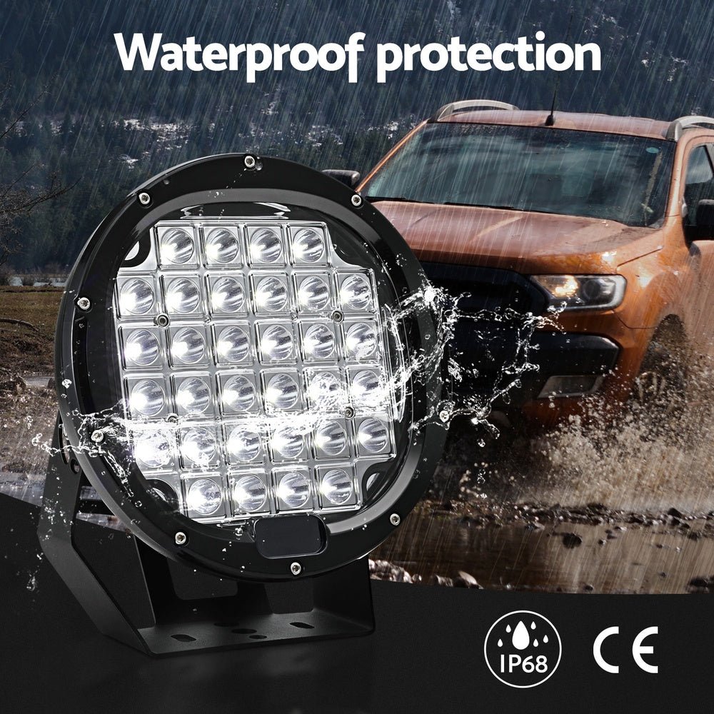 Giantz Pair LED Driving Lights 9 Inch Flood Spot Lights Car Truck SUV 12V 24V - Auto Accessories > Lights - Rivercity House & Home Co. (ABN 18 642 972 209) - Affordable Modern Furniture Australia