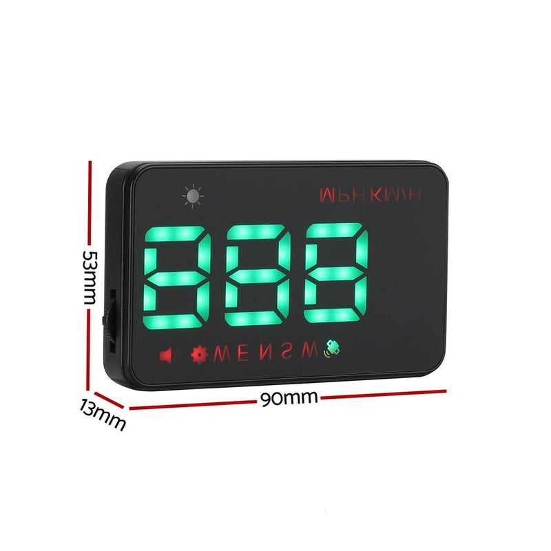 Giantz Universal Car Digital GPS Speedometer HUD Display Overspeed Warning Alarm 2 Modes - Auto Accessories > Auto Accessories Others - Rivercity House & Home Co. (ABN 18 642 972 209) - Affordable Modern Furniture Australia