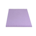 5cm Lavender-Infused Memory Foam Egg Crate Mattress Topper Single - Lavender